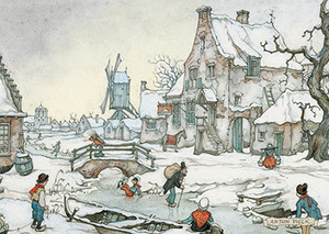 anton-pieck-winterlandschap-2