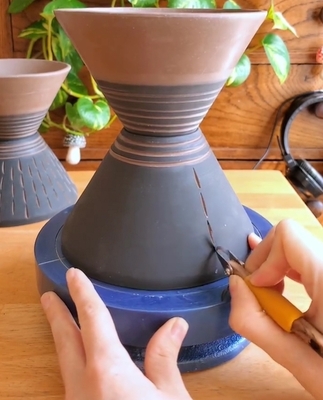 handopbouw-bloempot